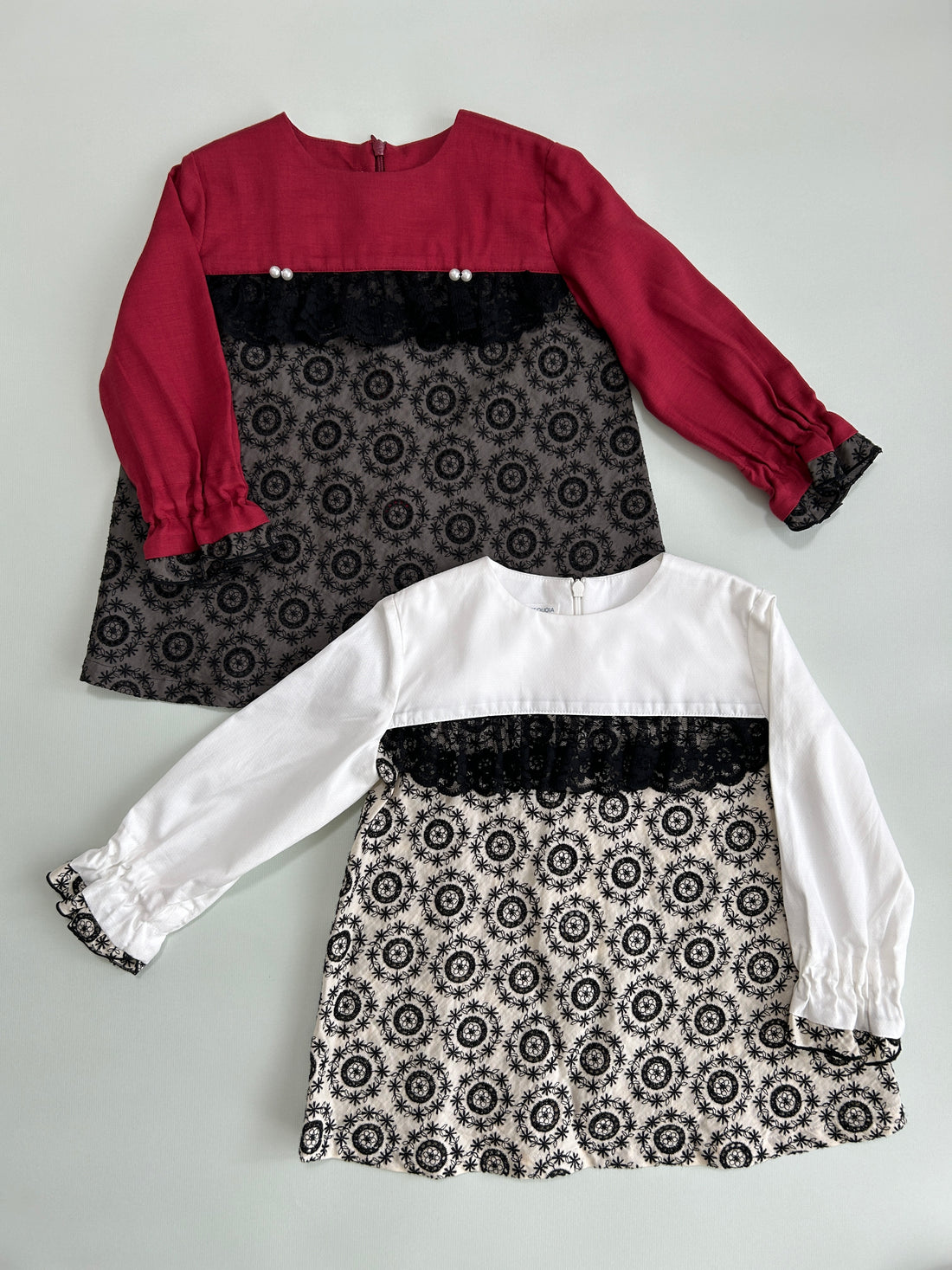 embroidered tunic blouse