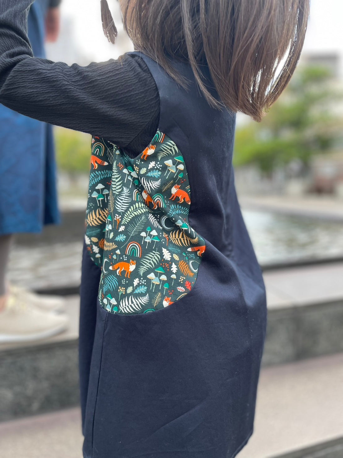 Cotton lawn sleeveless dress