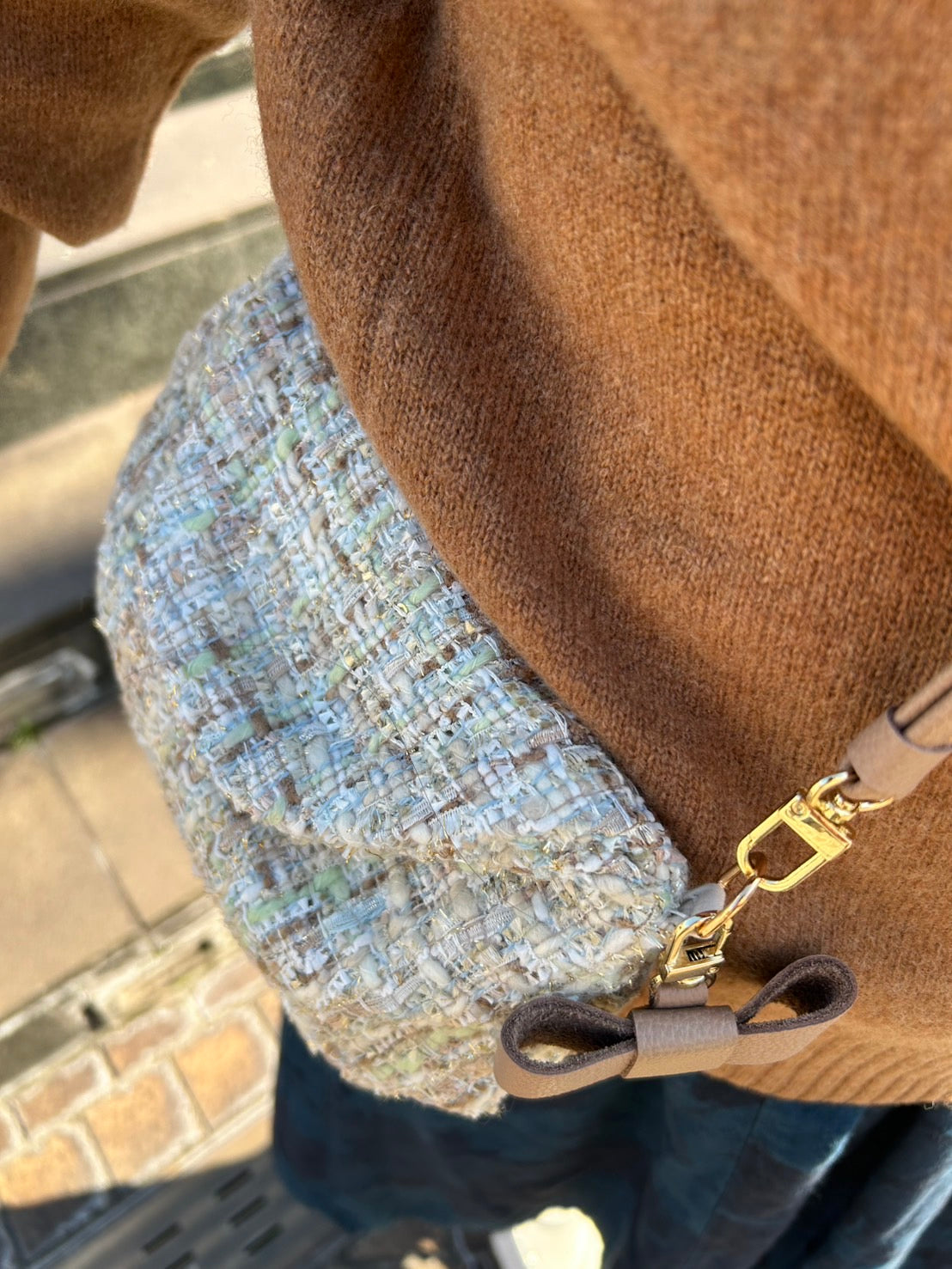 TWEEDY!  ツイードミニショルダーバック ナチュラル